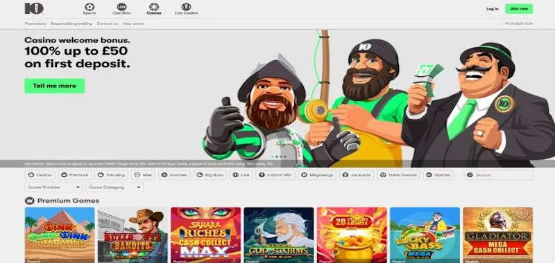10bet casino screenshot