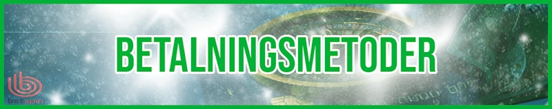 Betalningsmetoder banner