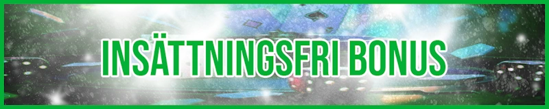Insättningsfri bonus banner