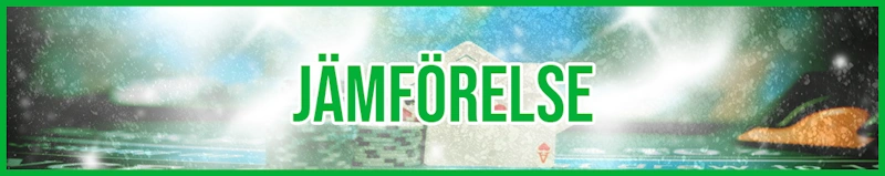 Jämförelse banner