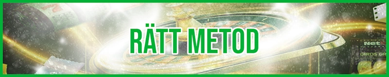 Rätt metod banner