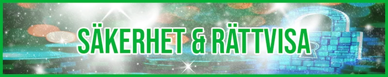 Säkerhet & Rättvisa banner