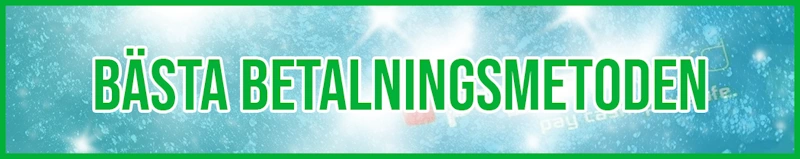 Bästa betalningsmetoden banner