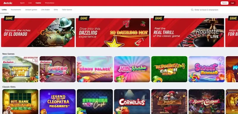 betclic Casino screenshot