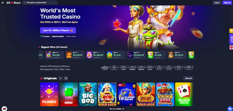 bitstraz Casino screenshot