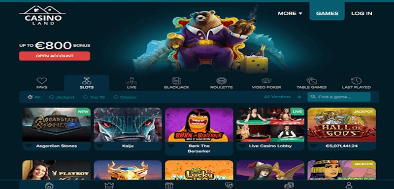 casinoland Casino screenshot