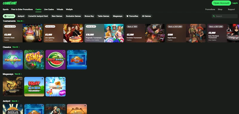 cameon Casino screenshot