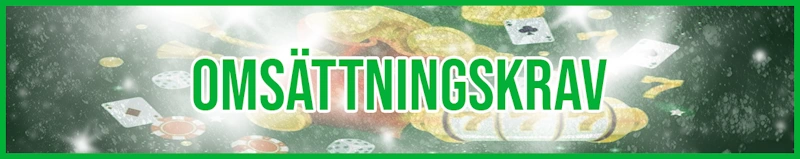 Omsättningskrav banner