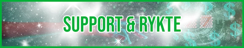 Support & Rykte banner