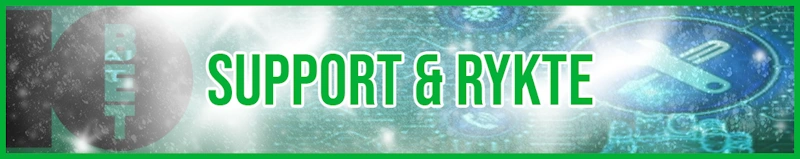 Support & Rykte banner