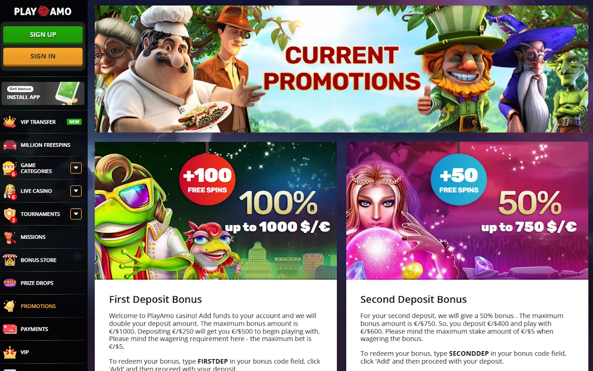 playamo bonusar