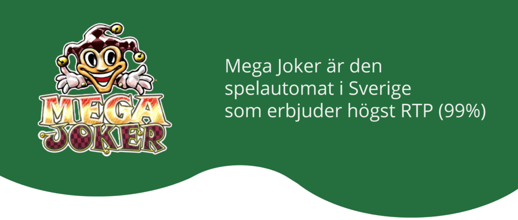 Mega Joker spelautomat med högst RTP